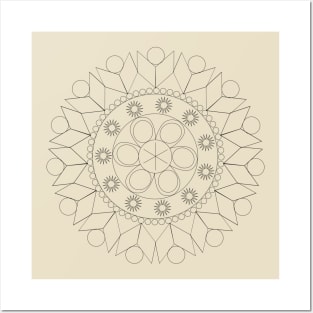 Mandala #2 for You to Color Posters and Art